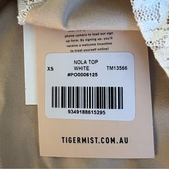 TIGER MIST - WHITE LONG SLEEVE - Picture 3 of 4